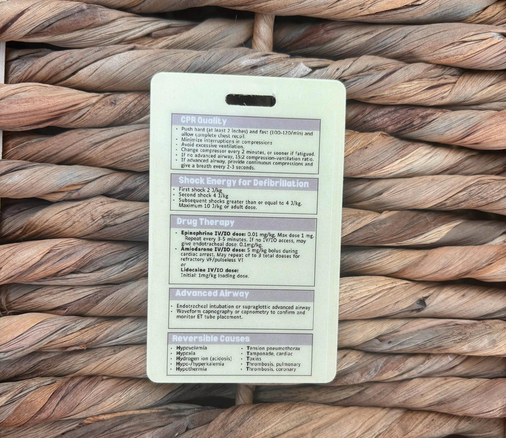 Pediatric Cardiac Arrest Algorithm (PALS) | Nursing Badge Buddies