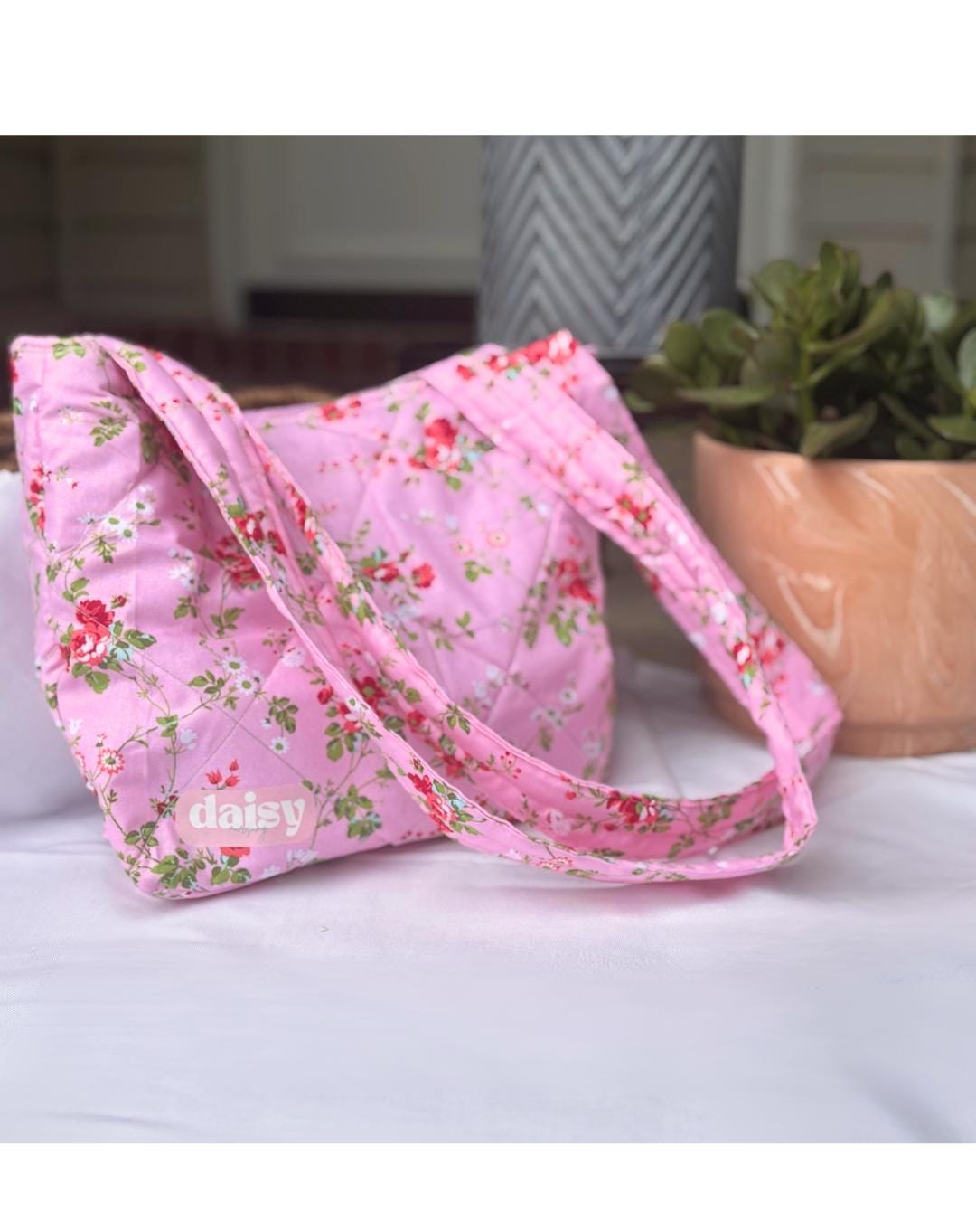 Blush Rose Tote Bag | Tote Bags