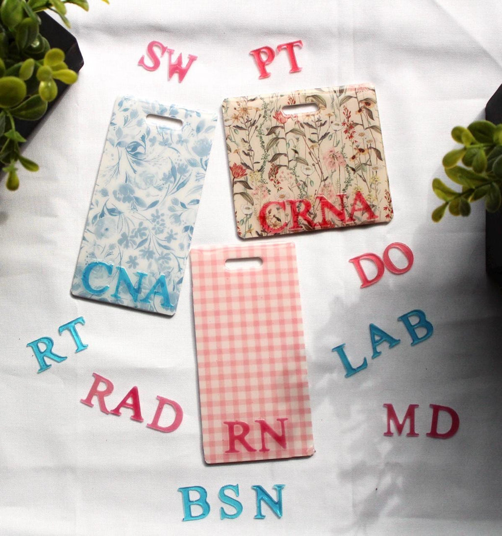 Custom Lettering Badge Buddy | Badge Buddies