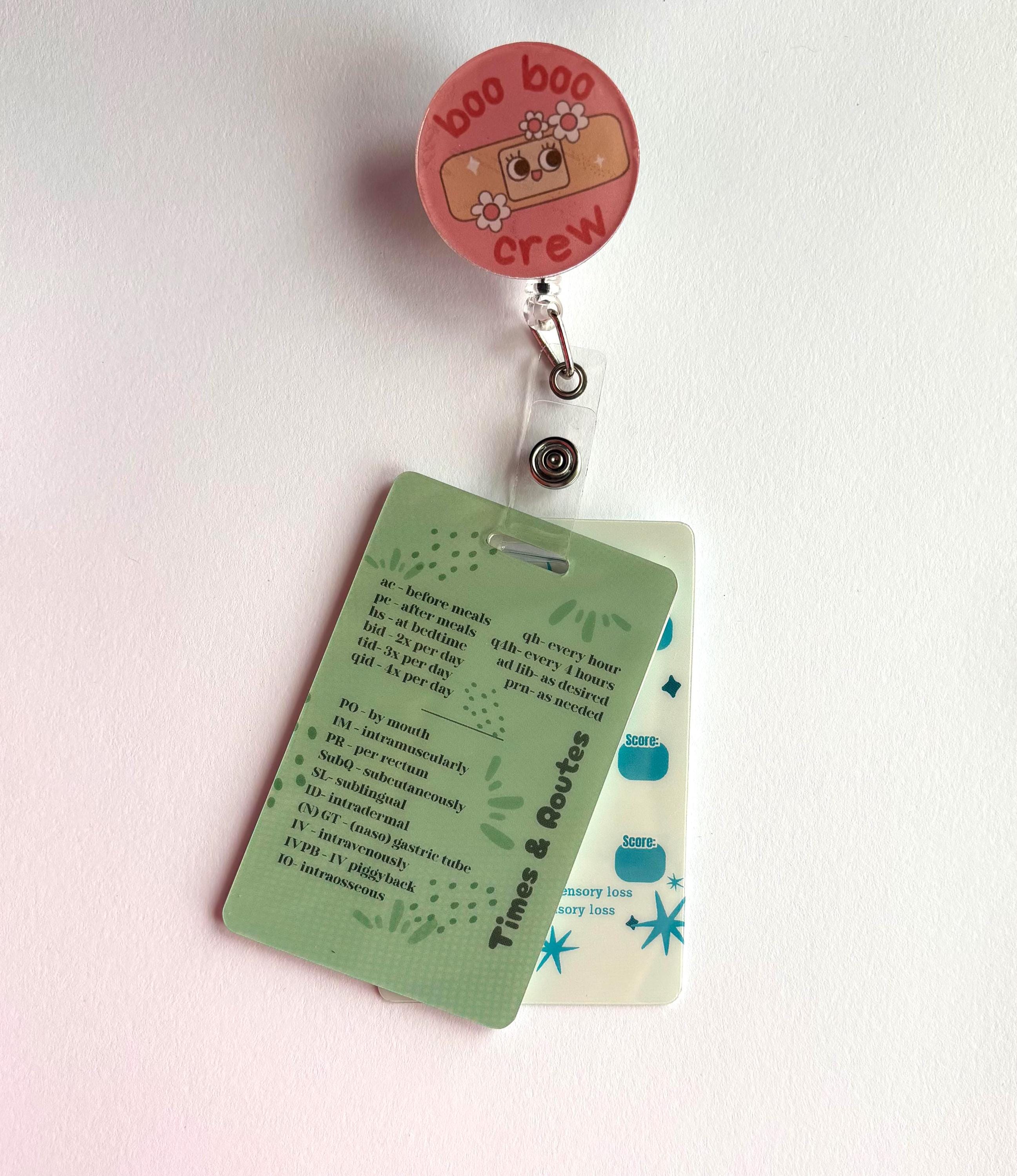 NIH Stroke Scale (NIHSS) Badge Buddy | Nursing Badge Buddies