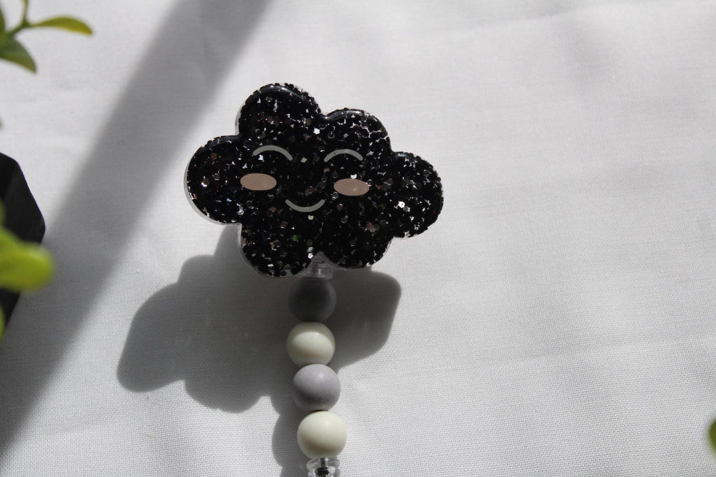 Black Cloud Badge Reel | Badge Reels