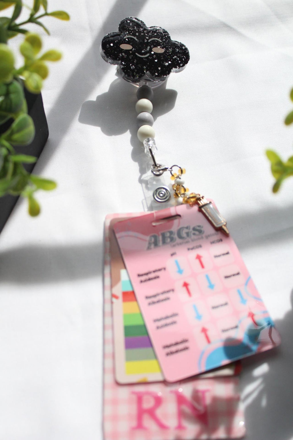 Black Cloud Badge Reel | Badge Reels