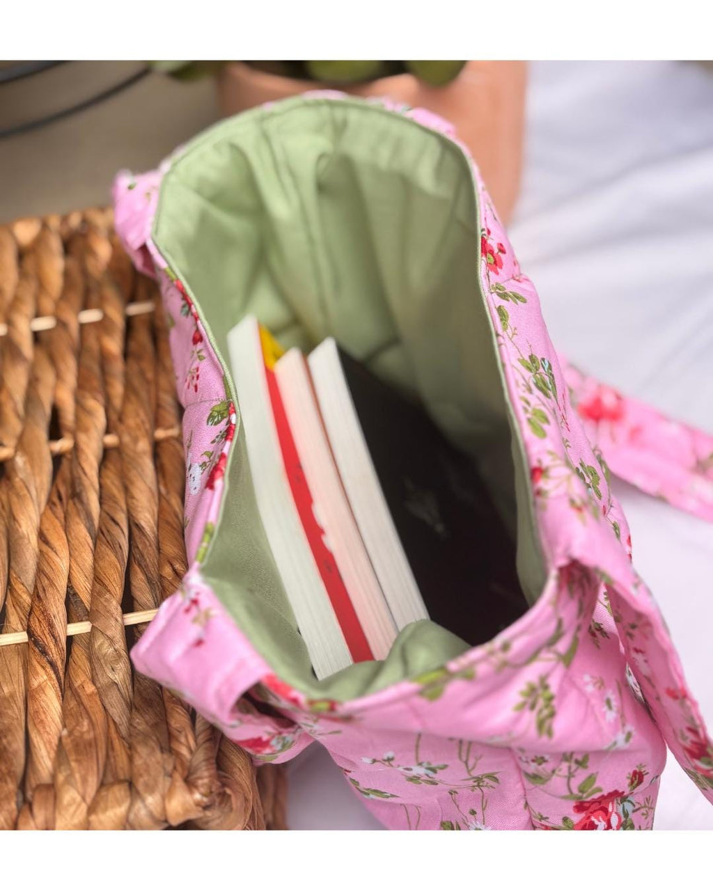 Blush Rose Tote Bag | Tote Bags