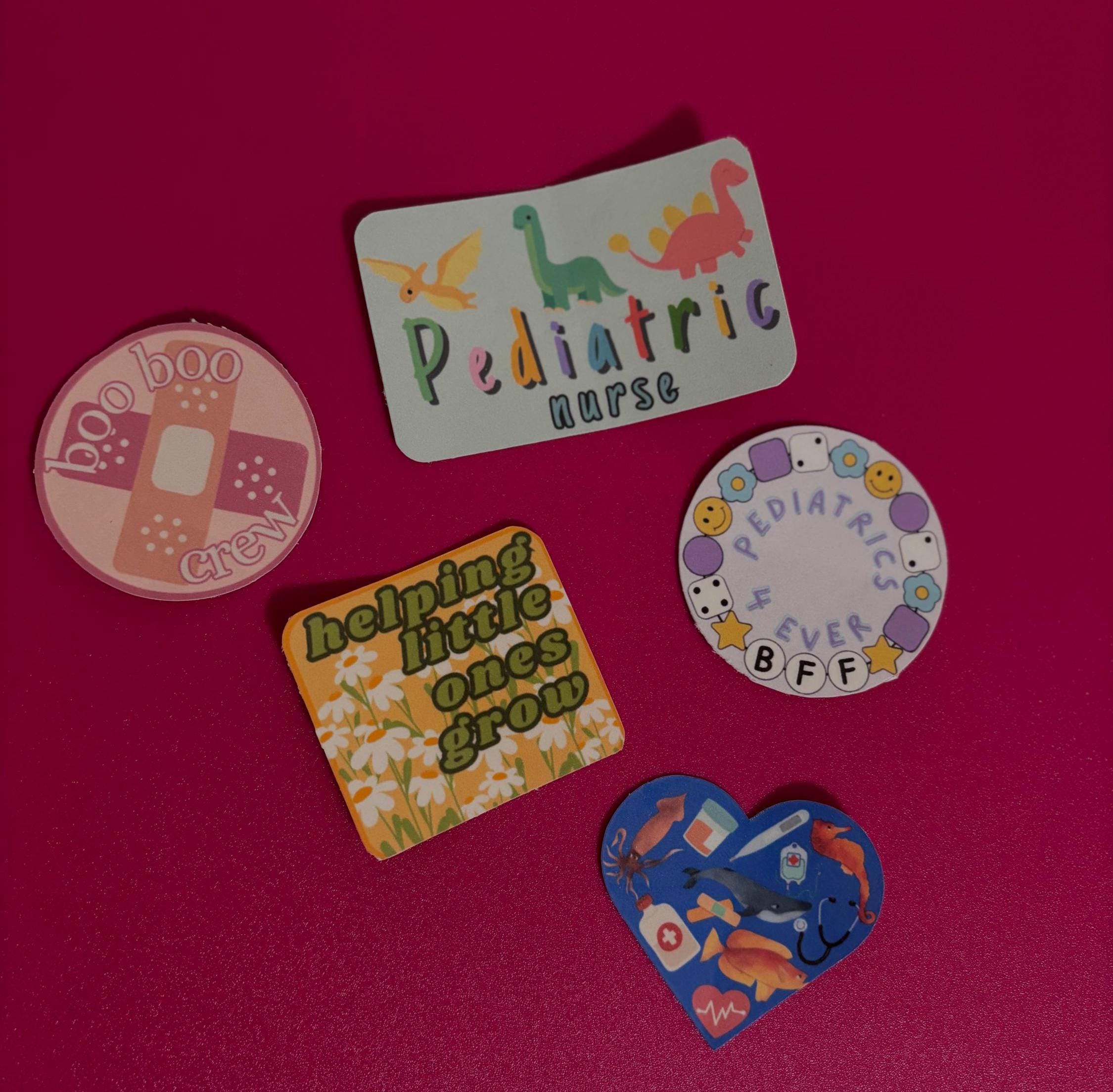Pediatric Nurse Sticker Pack | Nurse Stickers