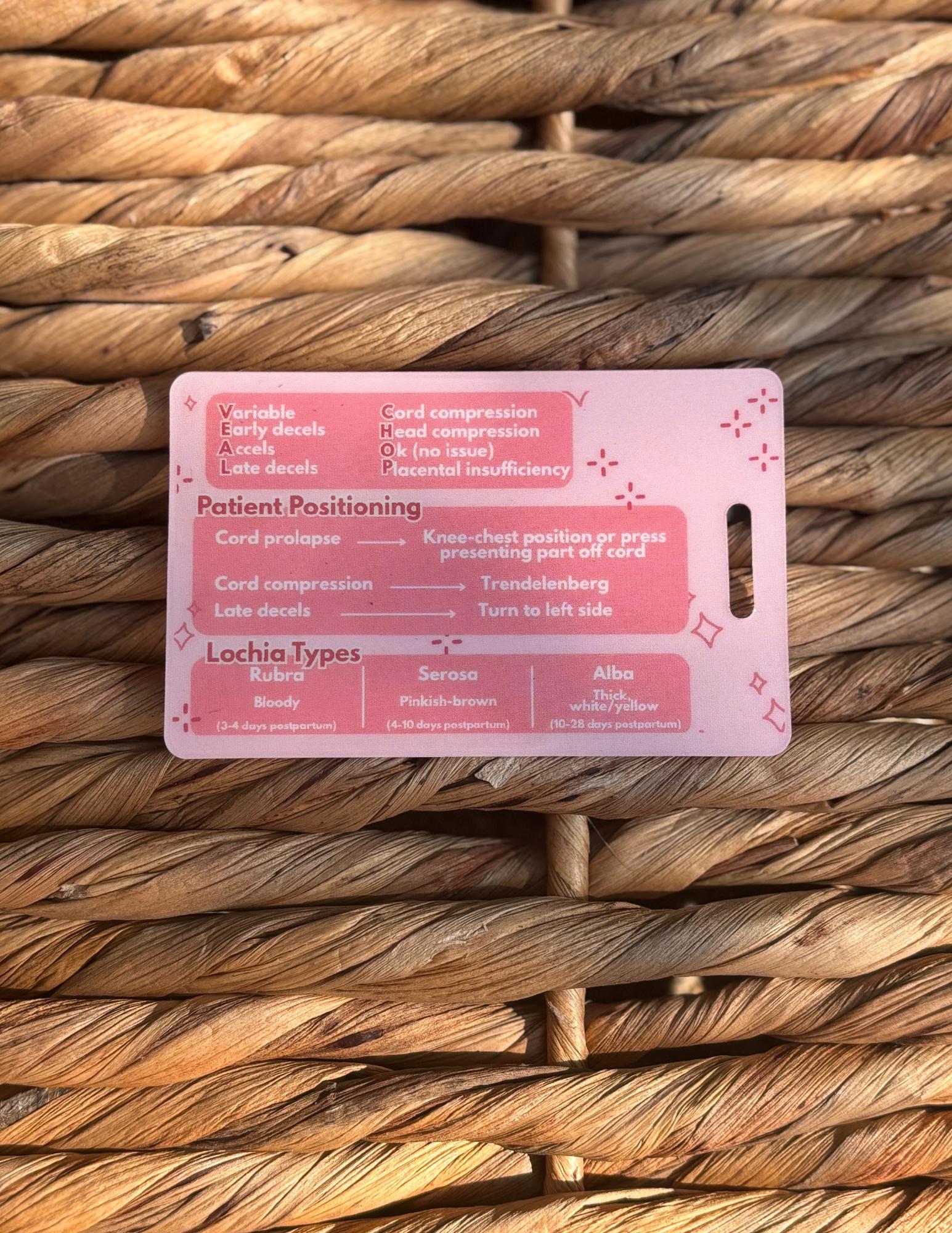 APGAR Table + Heart Rate Monitoring and Interventions Badge Buddy | Badge Buddies