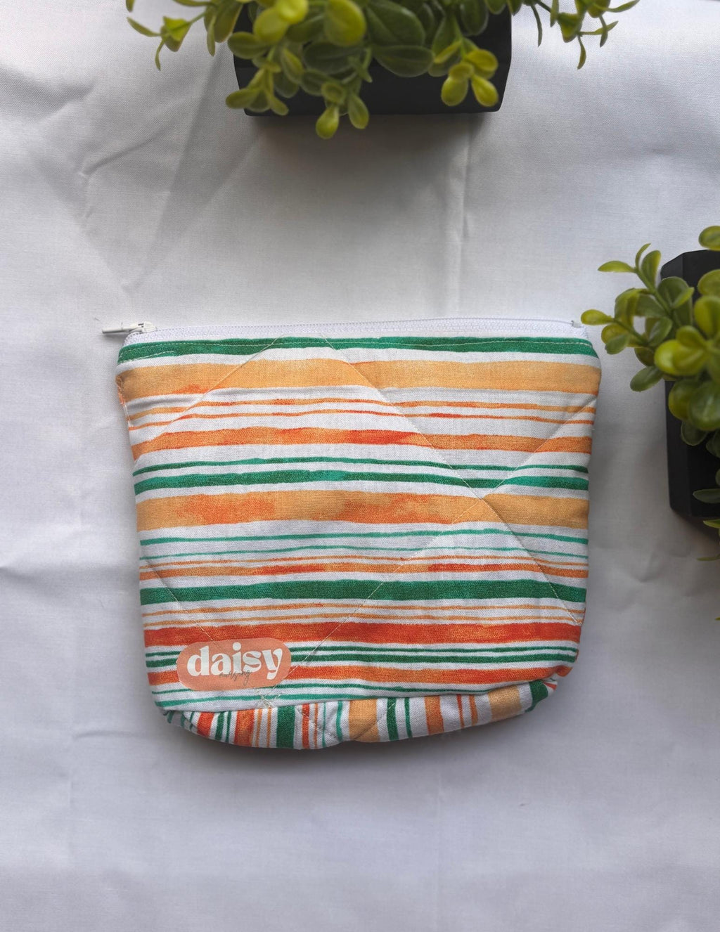 Summer Stripes Pouch | Zipper Pouch