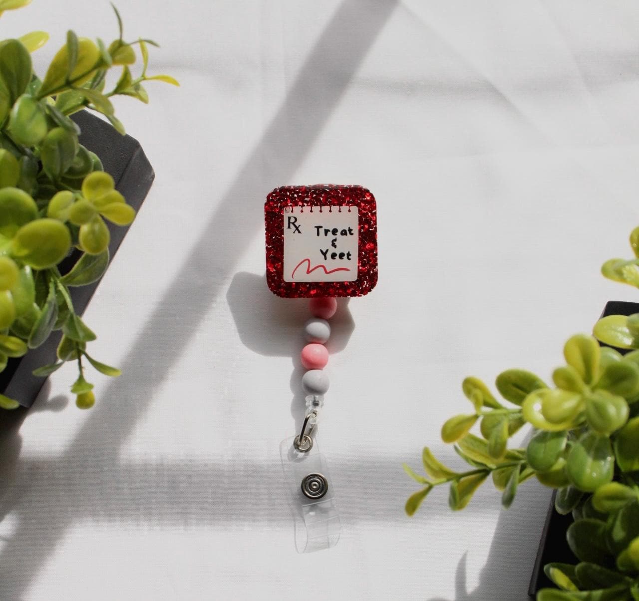 Treat & Yeet Badge Reel | Badge Reels