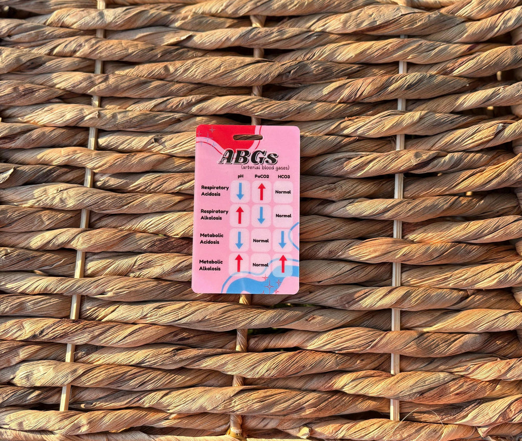 ABG Badge Buddy | Arterial Blood Gases & Normal Values