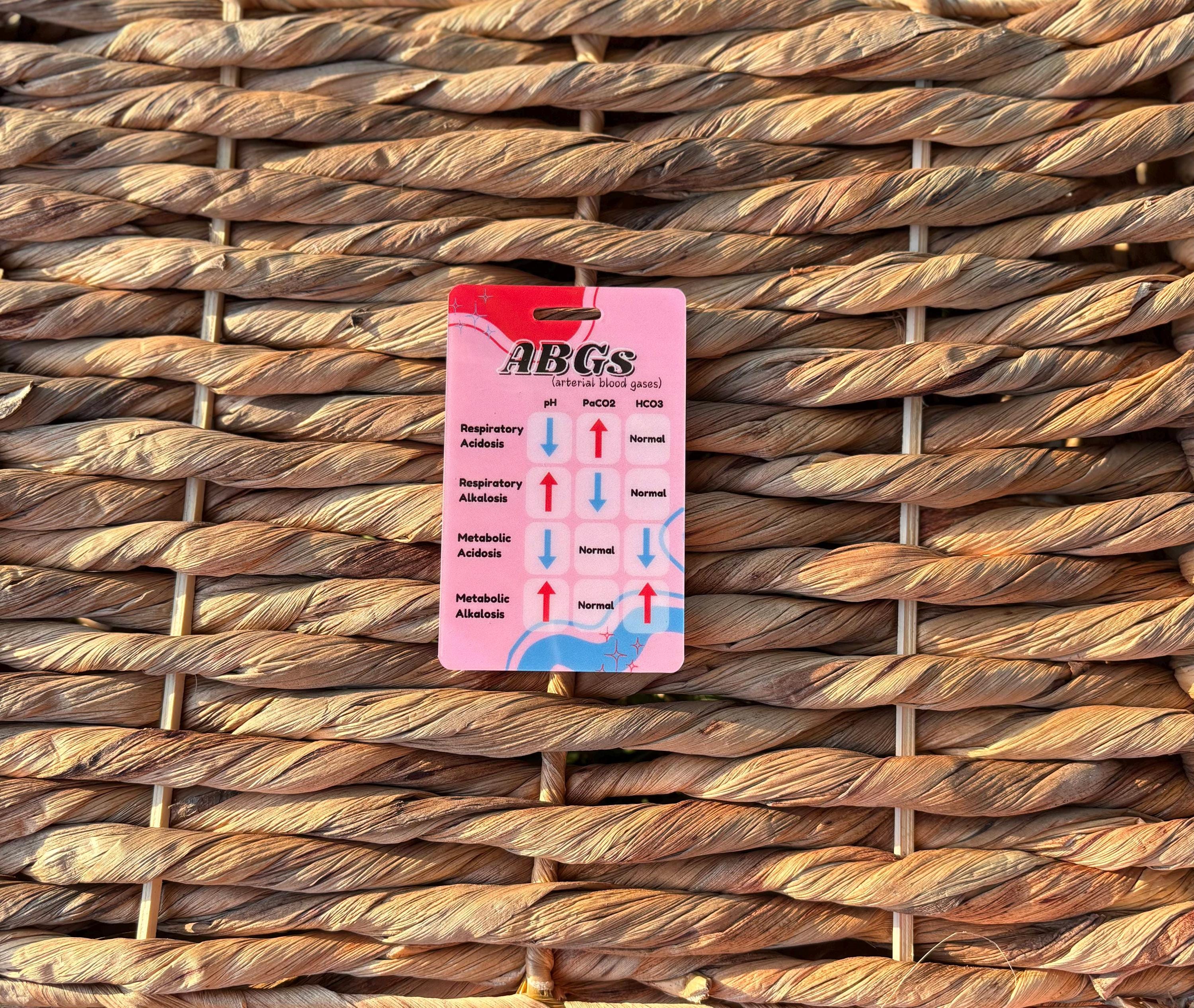 ABG Badge Buddy | Arterial Blood Gases & Normal Values