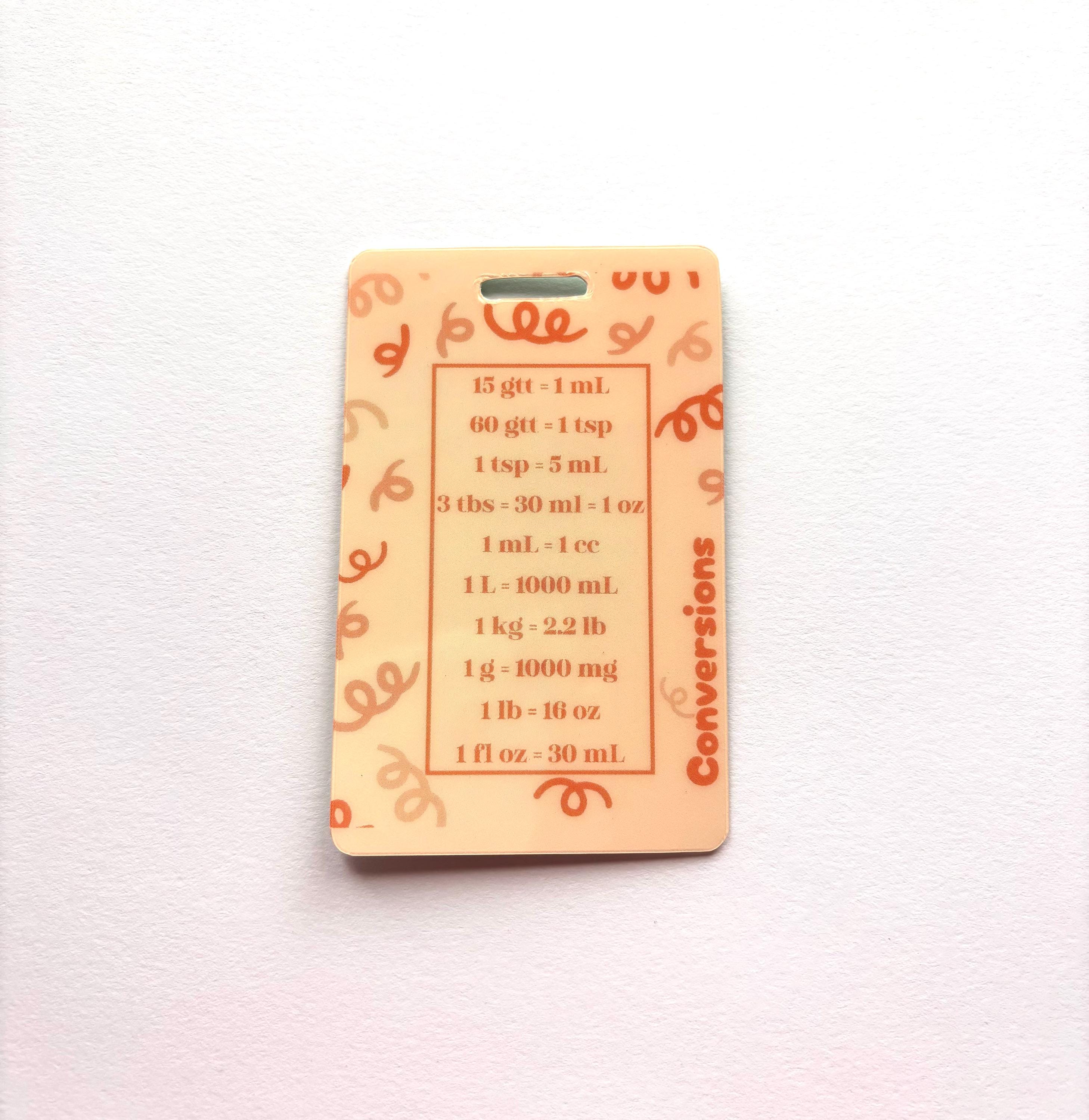 Dosage Conversions, Times, & Routes Badge Buddy | Nursing Badge Buddy