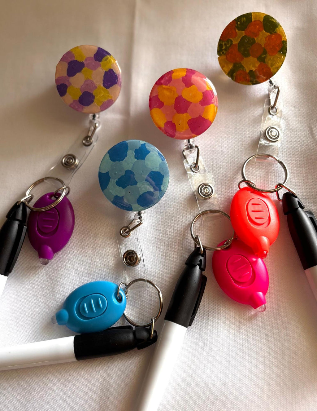 Floral Badge Reels | Handmade Nursing Badge Reel