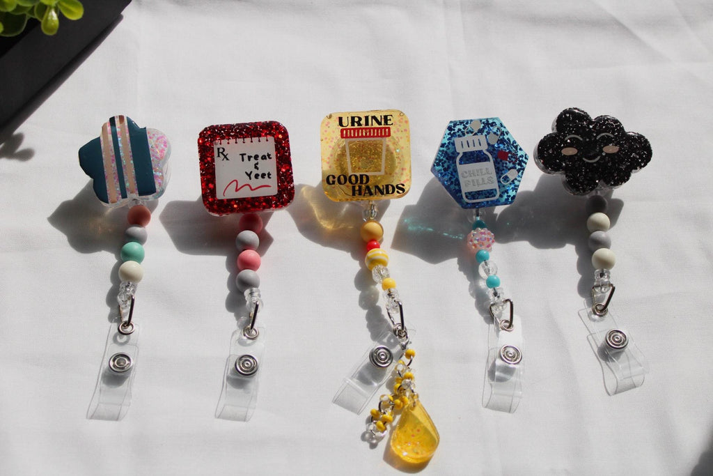 Urine Good Hands Badge Reel & Charm | Badge Reel