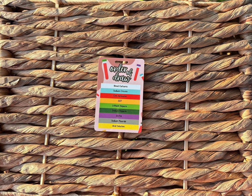Lab Draws & Directory Badge Buddy | Order of Lab Draws and Hospital Directory